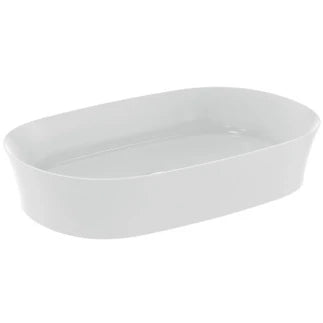 Ideal Standard Ipalyss lavabo à poser 600 x 380 mm - blanc mat - sans trou de robinet - sans trop-plein