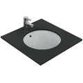 Ideal Standard Connect lavabo sous plan rond 480 mm - blanc - sans trou de robinet - avec trop-plein