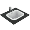 Ideal Standard Connect lavabo encastré rectangulaire 420 x 350 mm - blanc - sans trou de robinet - avec trop-plein