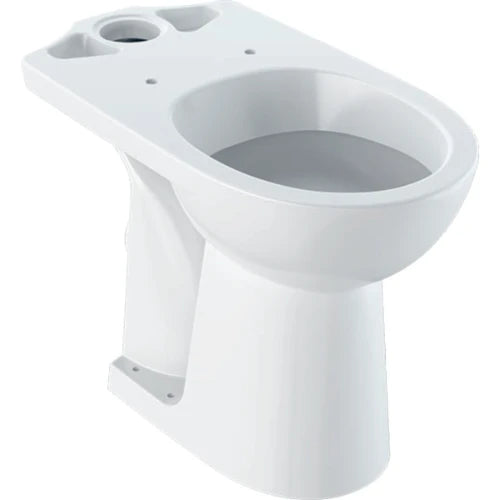 Geberit Selnova WC au sol Comfort pour réservoir attenant, cuvette de WC à fond creux, sortie horizontale, surélevé: Blanc
