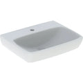 Geberit Selnova Square lavabo 550 x 440 mm - blanc - avec trou de robinet - sans trop-plein