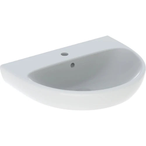 Geberit Selnova lavabo 600 x 480 mm - blanc - avec trou de robinet - avec trop-plein