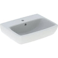 Geberit Selnova Square lave-mains 450 x 350 x 160 mm - blanc - avec trou de robinet - avec trop-plein
