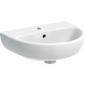 Geberit Selnova lave-mains 450 x 370 x 170 mm - blanc - avec trou de robinet - avec trop-plein