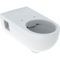 Geberit Selnova Comfort cuvette suspendue version longue Rimfree sans bride - blanc - à fond creux - avec bride partielle