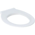 Geberit Selnova Lunette de WC Comfort adapté PMR, antibactérien, fixation par le dessus: Blanc