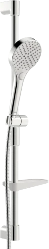 Hansa HansaViva set de douche 766 mm - douchette 3 jets - flexible de douche 1750 mm - chromé