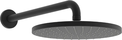 Hansa HansaViva douche de pluie 250 mm - modèle mural - noir mat