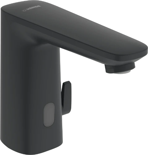 Hansa Hansaelectra Safety électroniquee mitigeur lavabo 134 mm - 230/9 V - Bluetooth - noir mat