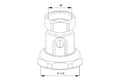 RACCORD GRUNDFOS "UNION VALVE SET 1 1/2""- 28"