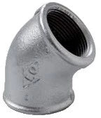 Atusa Galva 120 coude 45° FF 3 x 3