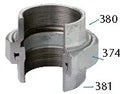 Atusa Galva 340 raccord union droit joint conique FF 4/4 x 4/4