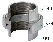 Atusa Galva 340 raccord union droit joint conique FF 1/2 x 1/2