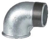 Atusa Galva 092 coude 90° MF 3 x 3