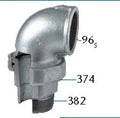 Atusa Galva 098 raccord union coude joint conique MF 4/4 x 4/4