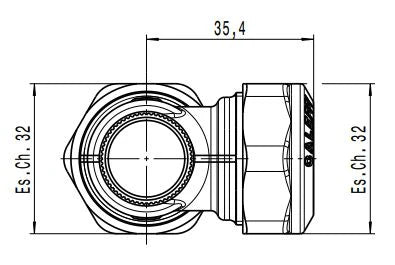 Caleffi 518 régulateur de pression différentielle FF 22 x 22 mm