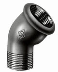 Atusa Noir 121 coude 45° MF 1/2 x 1/2
