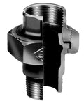 Atusa Noir 341 raccord union droit joint conique MF 2 x 2