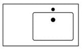 Sleurs Flex table-vasque avec 1 vasque droite 1200 x 500 x 15 mm - avec kraangat - avec overloop - blanc mat