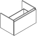 Sleurs Flex meuble sous-lavabo avec 1 tiroir 1200 x 500 x 450 mm - blanc mat - sans poignée
