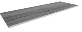 Sleurs Penelope table-vasque avec 1 vasque centré 400 x 220 x 45 mm - avec kraangat - avec overloop - blanc mat