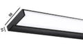 Sleurs Axel éclairage pour armoire de toilette 1200 mm - noir