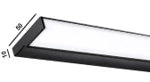 Sleurs Axel éclairage pour armoire de toilette 1200 mm - noir