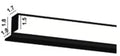 Sleurs Edge éclairage pour armoire de toilette 900 mm - noir mat