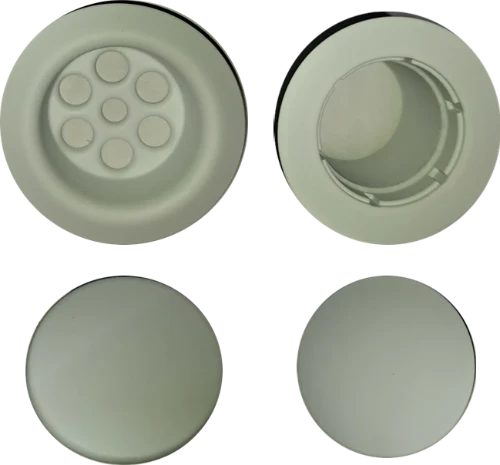 Procasa Tulla set de finition siphon blanc mat pour bains pose libre