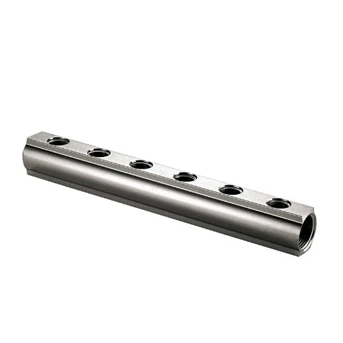 Begetube chromé collecteur sans trou de purge 4/4 - 5 x 1/2