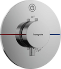Hansgrohe Showerselect Comfort S thermostat pour installation encastrée avec 1 fonction - chromé