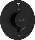 Hansgrohe Showerselect Comfort S robinet thermostatique encastré pour 2 fonctions - noir mat