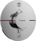 Hansgrohe Showerselect Comfort S robinet thermostatique encastré pour 2 fonctions - chromé