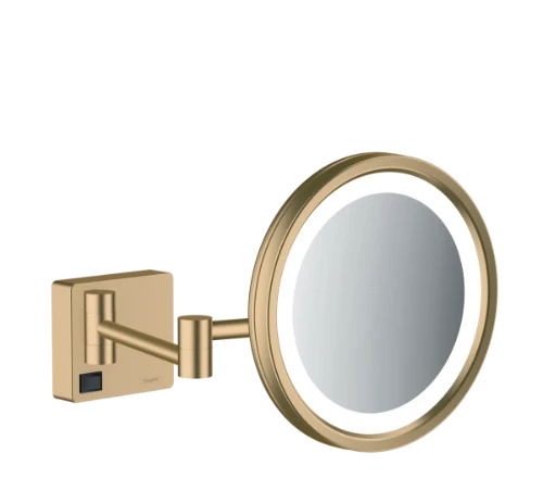 Hansgrohe AddStoris miroir de rasage avec éclairage LED - bronze brossé