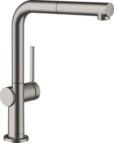 Hansgrohe M54 270 mitigeur cuisine avec douchette extractible 1jet - noir chromé brossé
