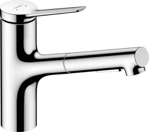 Hansgrohe Zesis M33 150 mitigeur cuisine avec douchette extractible 2 jets - chromé