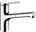 Hansgrohe Zesis M33 150 mitigeur cuisine avec douchette extractible 2 jets - chromé