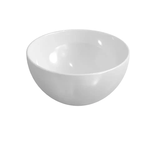 Procasa Obi lavabo à poser rond 240 x 240 x 120 mm - blanc - céramique - sans trou de robinet - sans trop-plein