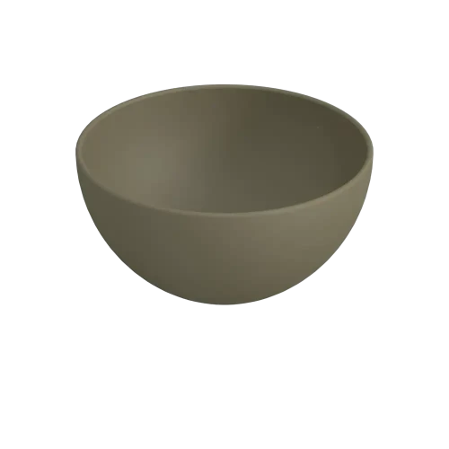 Procasa Obi lavabo à poser rond 240 x 240 x 120 mm - forêt - céramique - sans trou de robinet - sans trop-plein