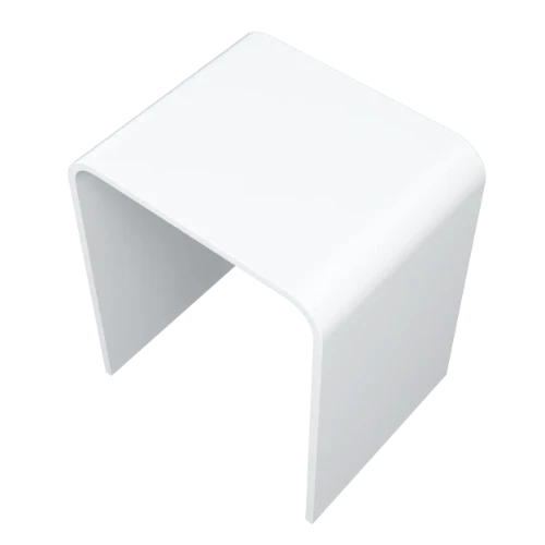 Procasa Mood siège de douche 380 x 310 x 440 mm - comforstone - blanc mat