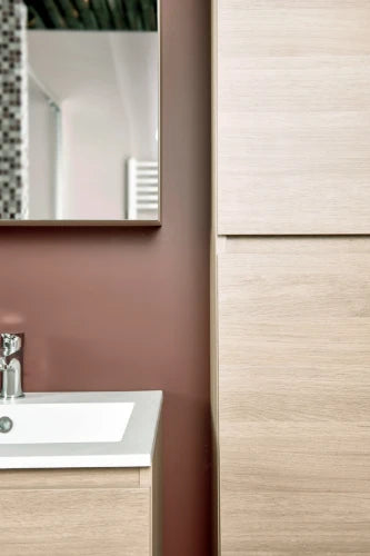 Procasa Kivu colonne avec 2 portes 350 x 330 x 1690 mm - smoked oak - réversible