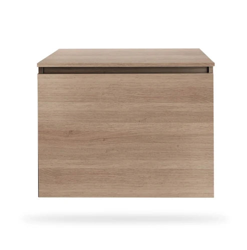 Procasa Kivu sous-meuble avec 1 tiroir sans poignées 700 x 475 x 520 mm - smoked oak