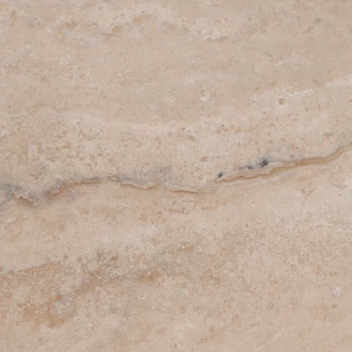 Procasa Pietra lavabo à poser 400 x 400 mm - travertin adouci - natuursteen - sans trou de robinet - sans trop-plein