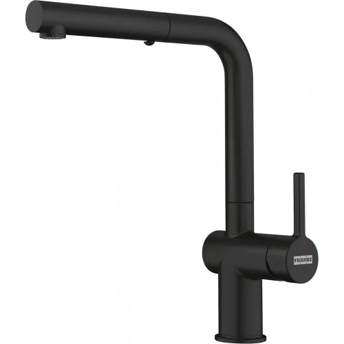 Franke Active - Mitigeur L à bec extractible / Side lever / Noir Mat