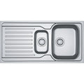 Franke Antea - évier à encastrer / 1000 x 500 mm/ 1+1/2 bassin / Lisse / réversible