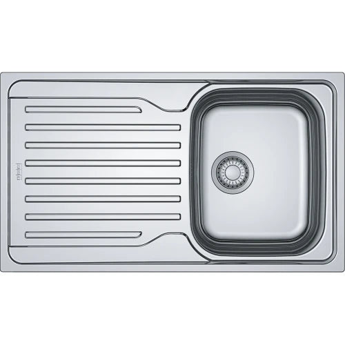 Franke Antea - évier à encastrer / 860 x 500 mm/ 1 bassin / Lisse / Réversible