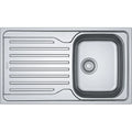 Franke Antea - évier à encastrer / 860 x 500 mm/ 1 bassin / Lisse / Réversible