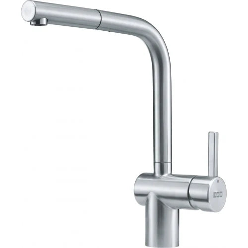 Franke Atlas Neo - Mitigeur à bec extractible / Side lever / Inox