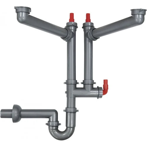 Franke Acces Set d’évacuation gain de place pour 2 bassins