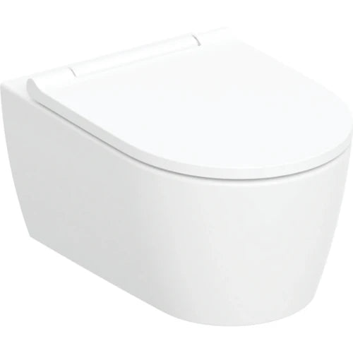 Geberit One cuvette suspendue PACK turboflush (cuvette suspendue + abattant avec softclose + set d'isolation) sans bride - blanc mat - B365xD545 mm